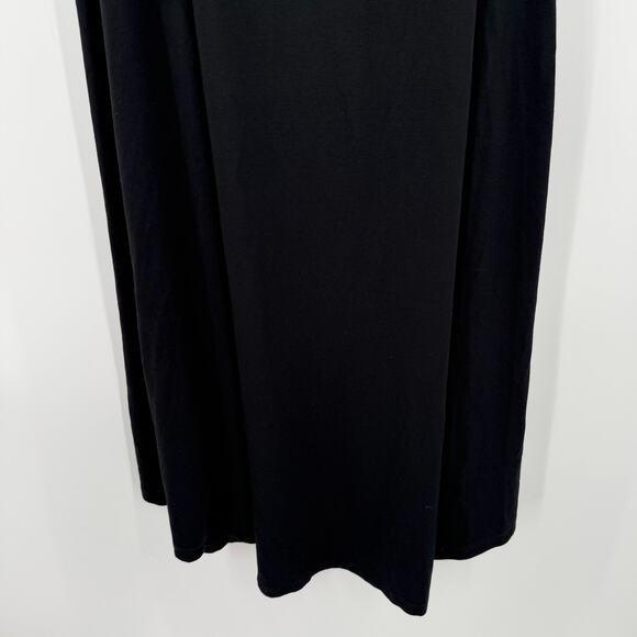 EILEEN FISHER Dress Size Medium NEW Midi Hi Lo Rayon Lycra Stretch Comfy NWOT - Picture 9 of 9